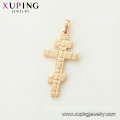34024 xuping gold cross fashion Environmental Copper religious pendant